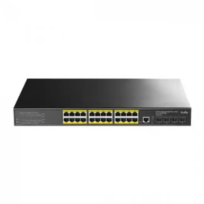 Коммутатор CUDY GS5024PS4 GS5024PS4-400W (1000 Base-T (1000 мбит/с), 4 SFP порта)