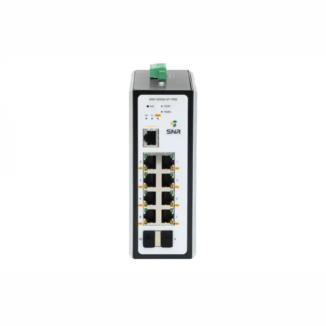 Коммутатор SNR S215GI-8T-POE SNR-S215GI-8T-POE (1000 Base-T (1000 мбит/с), 2 SFP порта)