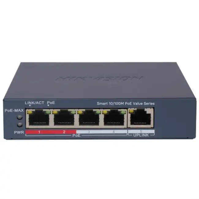 Коммутатор Hikvision DS-3E1105P-EI DS-3E1105P-EI/M (100 Base-T (100 мбит/с))