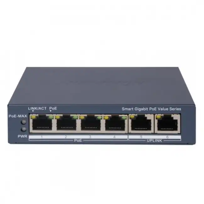 Коммутатор Hikvision DS-3E1506P-EI/M (1000 Base-T (1000 мбит/с))