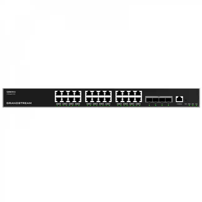 Коммутатор Grandstream GWN7813 (1000 Base-T (1000 мбит/с), 4 SFP порта)