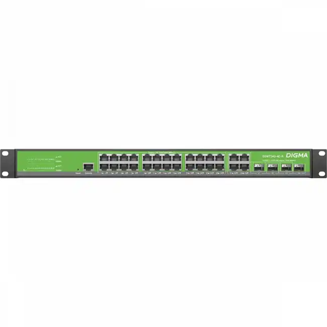 Коммутатор Digma DSW724G-4C-R (1000 Base-T (1000 мбит/с), 4 SFP порта)