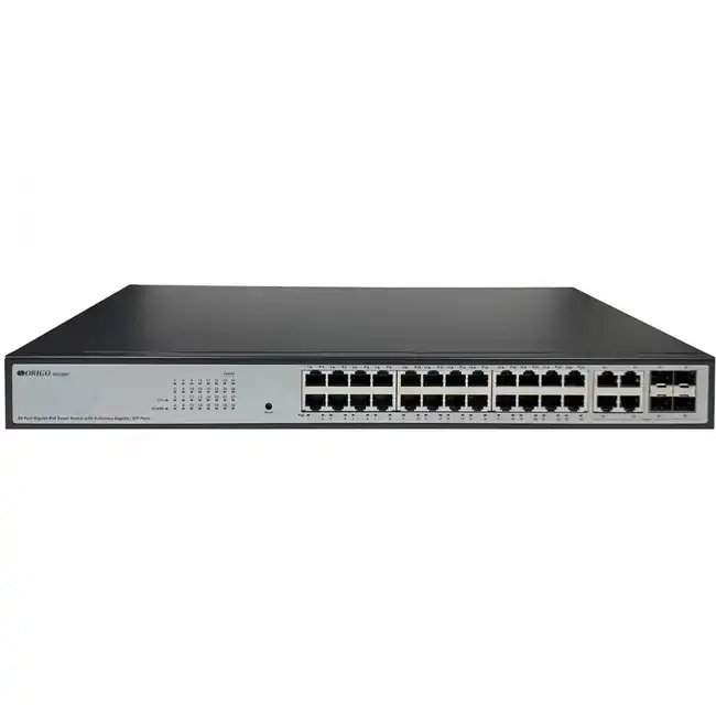 Коммутатор Origo OS2328P/360W/A1A (1000 Base-T (1000 мбит/с), 4 SFP порта)