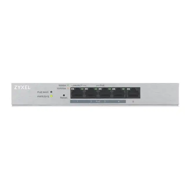 Коммутатор Zyxel GS1200-5HP V2 GS1200-5HPV2-EU0101F (1000 Base-TX (1000 мбит/с))