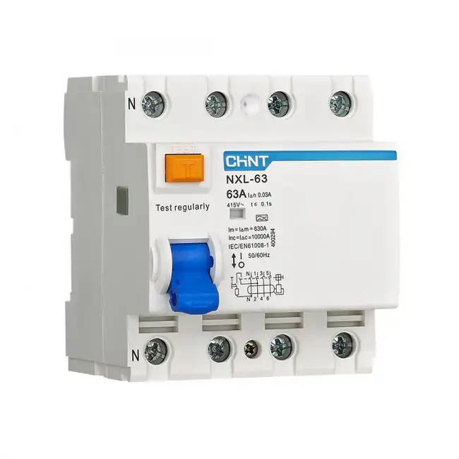 CHINT NXL-63 6kA 3P+N 25A 30mA AC 280789