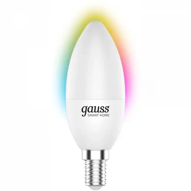 Gauss Smart Home E14 RGB 5Вт 470lm Wi-Fi [1190112]