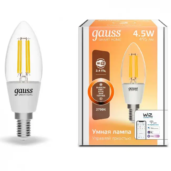 Gauss Smart Home C35 E14 1230112