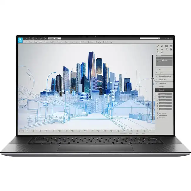 Ноутбук Dell Precision 5760 5760-0693 (17 ", 4K Ultra HD 3840x2400 (16:10), Core i7, 32 Гб, SSD)