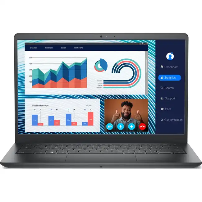 Ноутбук Dell Vostro 3420 210-BDZW N2705PVNB3420EMEA01_NFPR_UBU (14 ", FHD 1920x1080 (16:9), Core i3, 8 Гб, SSD)