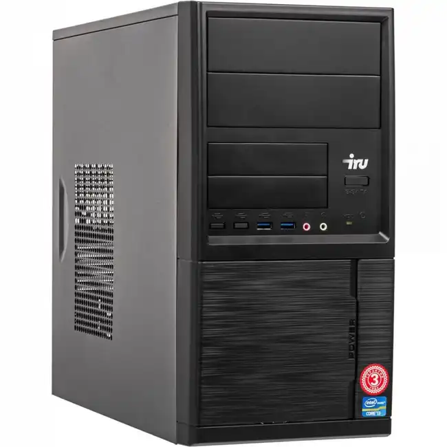 Персональный компьютер iRU City 312 1139825 (Pentium, G5400, 3.7, 4 Гб, SSD)