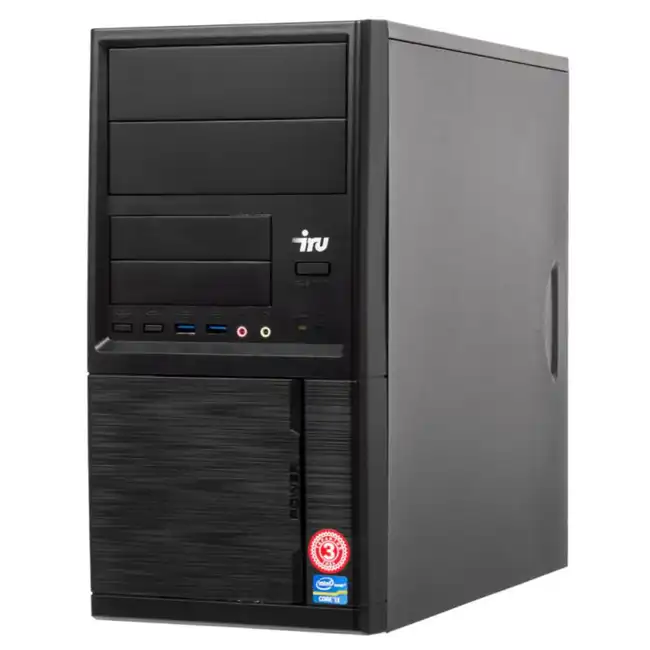 Персональный компьютер iRU Office 321 MT 485752 (AMD A4, 6300, 3.7, 4 Гб, HDD, Windows 10 Home)