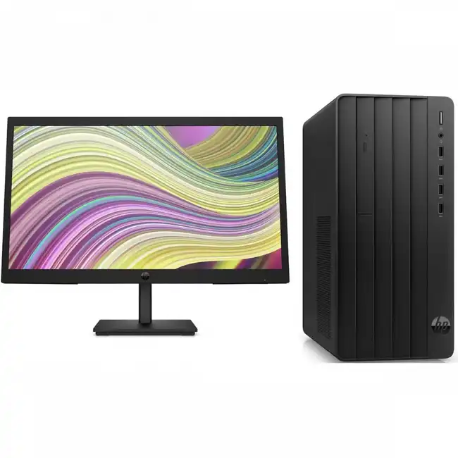 Настольный компьютерный комплект HP Pro Tower 290 G9 (9M937AT) (HP P22V, Core i3, 12100, 3.3 ГГц, 8, SDD, 512 ГБ)