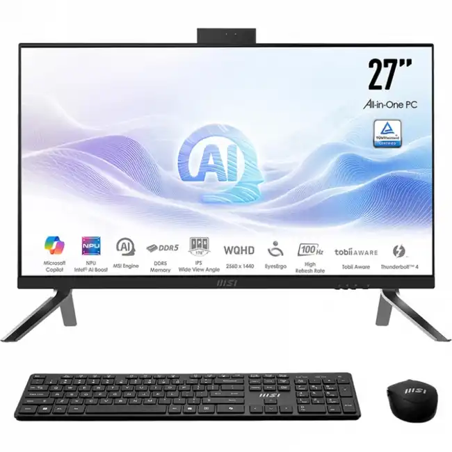Моноблок MSI Modern AM273Q AI 1UM-047XRU 27 9S6-AF0112-047 (27 ", Intel, Core Ultra 5, 125U, 1.3, 16 Гб, SSD, 512 Гб)
