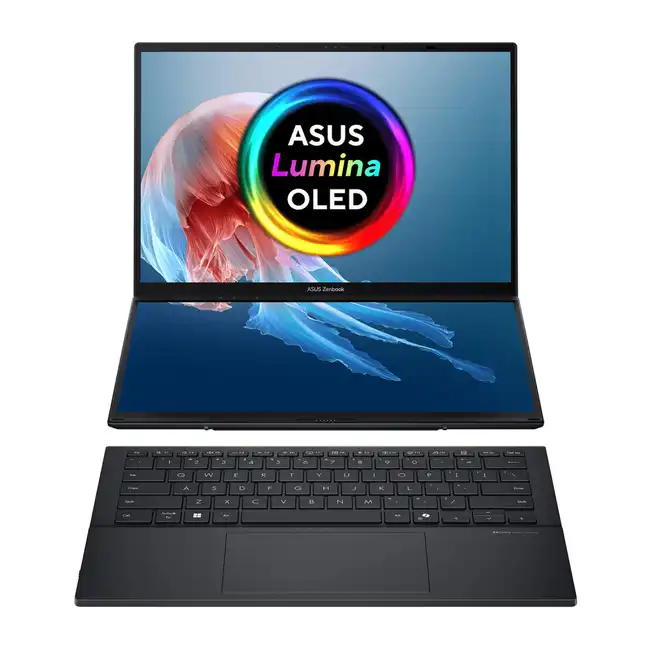 Ноутбук Asus Zenbook Duo UX8406CA-QL078W 90NB14X1-M00320 (14 ", WQXGA+ 2880x1800 (16:10), Core Ultra 9, 32 Гб, SSD)