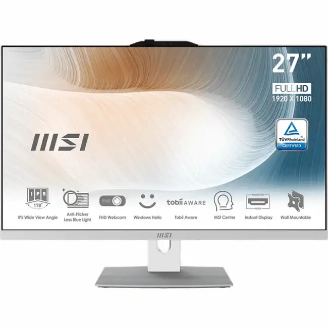 Моноблок MSI Modern AM272P (12M-1247XRU) 9S6-AF8212-1247 (27 ", Intel, Core i5, 1235U, 1.3 ГГц, 16 Гб, SSD, 512 Гб)