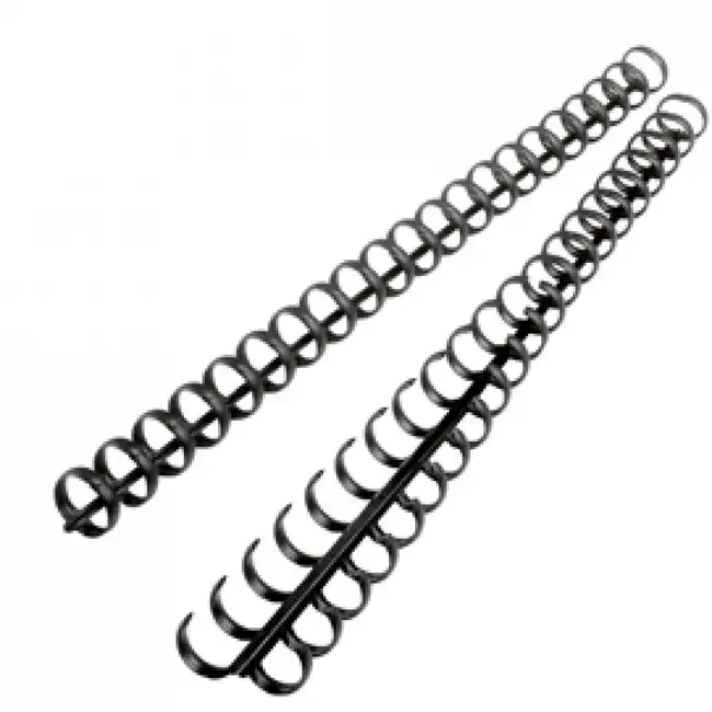 Опция для печатной техники GBC ZipComb Binding Combs 8 мм Черные (50шт) До 45 листов 4400316