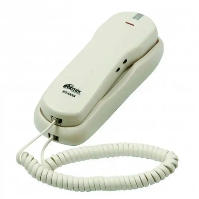Аналоговый телефон Ritmix RT-003 White 15118344