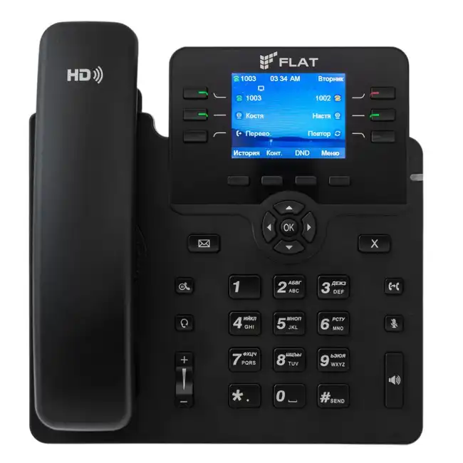 IP Телефон Flat PHONE-B6 FLAT-PHONE-B6 (Поддержка PoE)