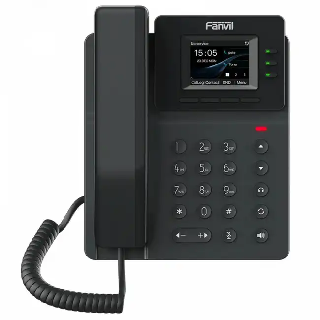 IP Телефон Fanvil V60P черный (Поддержка PoE)