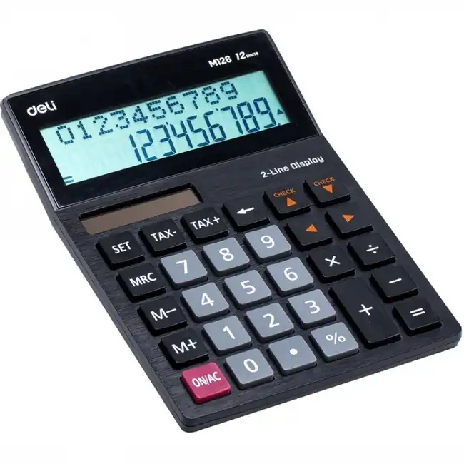 Калькулятор deli EM126 Black