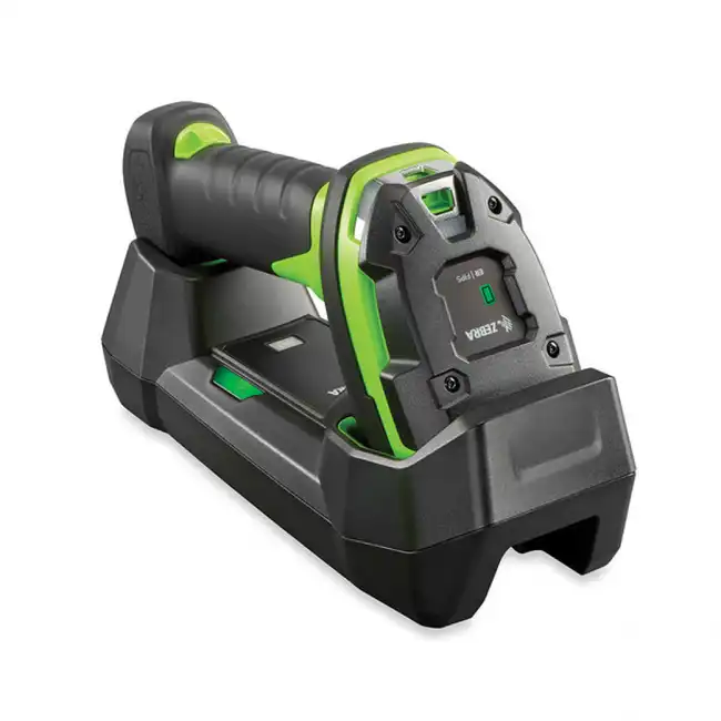 Сканер штрихкода Zebra DS3678ER DS3678-ER3U4602FVW (Ручной беспроводной, 2D, USB, Bluetooth, Черно-зеленый)