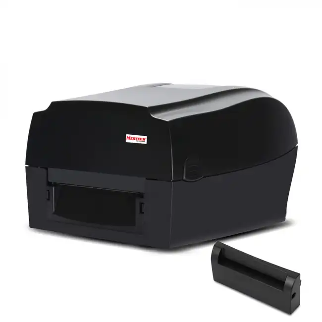 Принтер этикеток Mertech TLP300 TERRA NOVA (300 DPI) USB, RS232, Ethernet Black с отрезчиком Mertech4593+4543