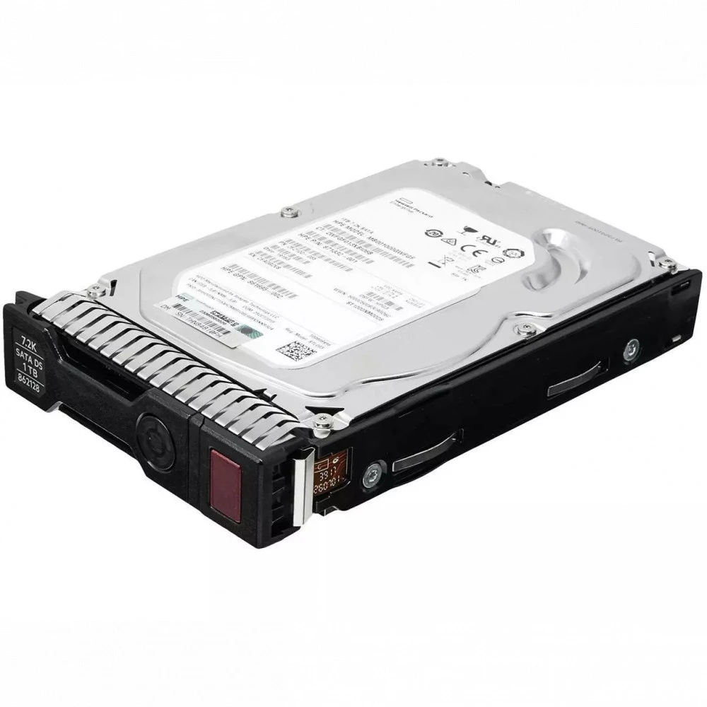Серверный жесткий диск HPE 1TB SATA 6G 7.2K LFF 861691-B21 HDD, 3,5 LFF, 1 ТБ, SATA