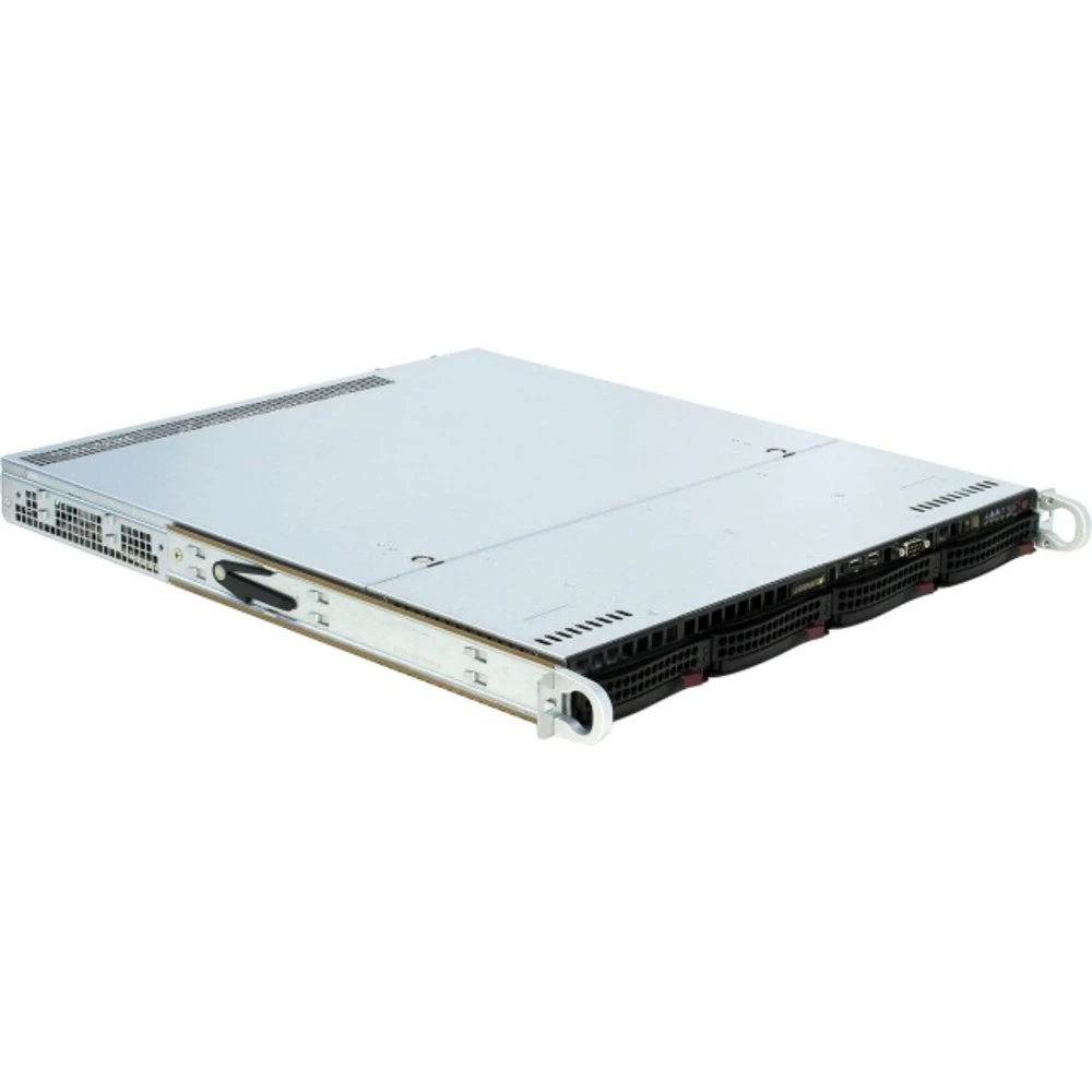 Сервер Supermicro CSE-813MFTQC-505CB/X11SPL-F SMR0124 1U Rack, Xeon Silver 4112, 2600 МГц, 4, 8.25, 1 x 16 ГБ, LFF 3.5"