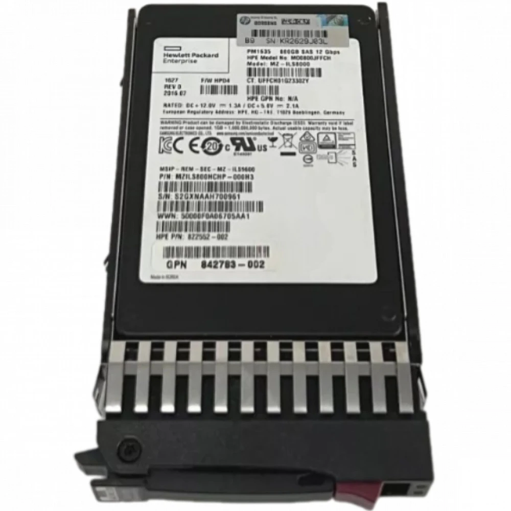 Опция для системы хранения данных СХД HPE 800GB SAS 12G SFF Mixed Use SSD N9X96A Диск для СХД