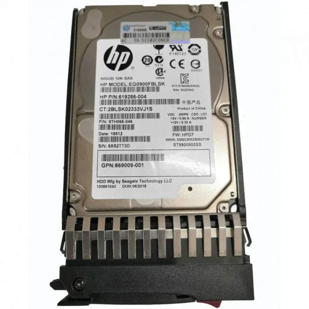Опция для системы хранения данных СХД HPE 900GB 10K 6G SAS 2.5' QR478A Диск для СХД
