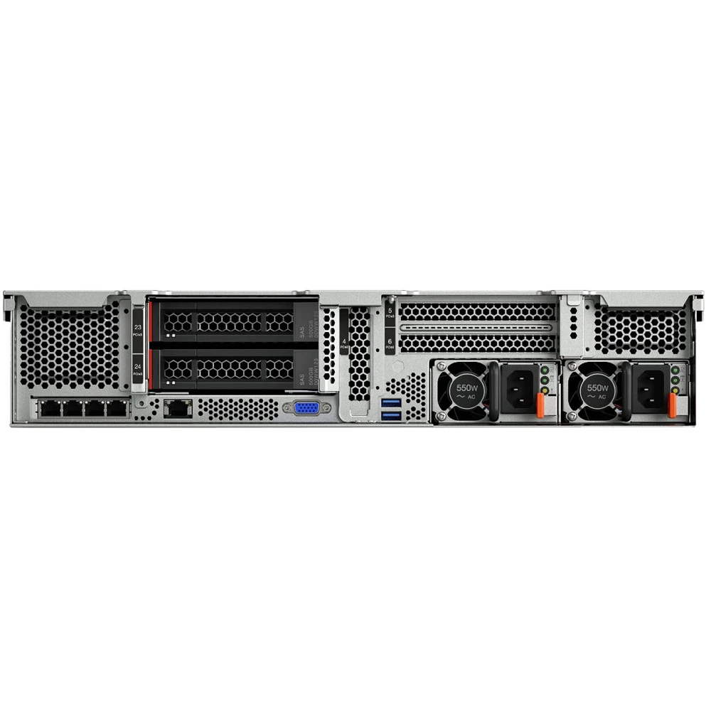 Сервер Lenovo ThinkSystem SR650 7X06A0K9EA 2U Rack, Xeon Silver 4208, 2100 МГц, 8, 11, 1 x 32 ГБ, SFF 2.5"