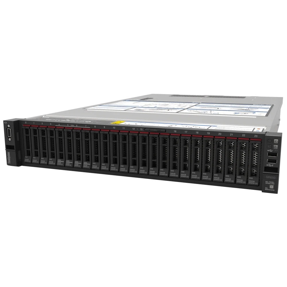 Сервер Lenovo ThinkSystem SR650 7X06A0K9EA 2U Rack, Xeon Silver 4208, 2100 МГц, 8, 11, 1 x 32 ГБ, SFF 2.5"