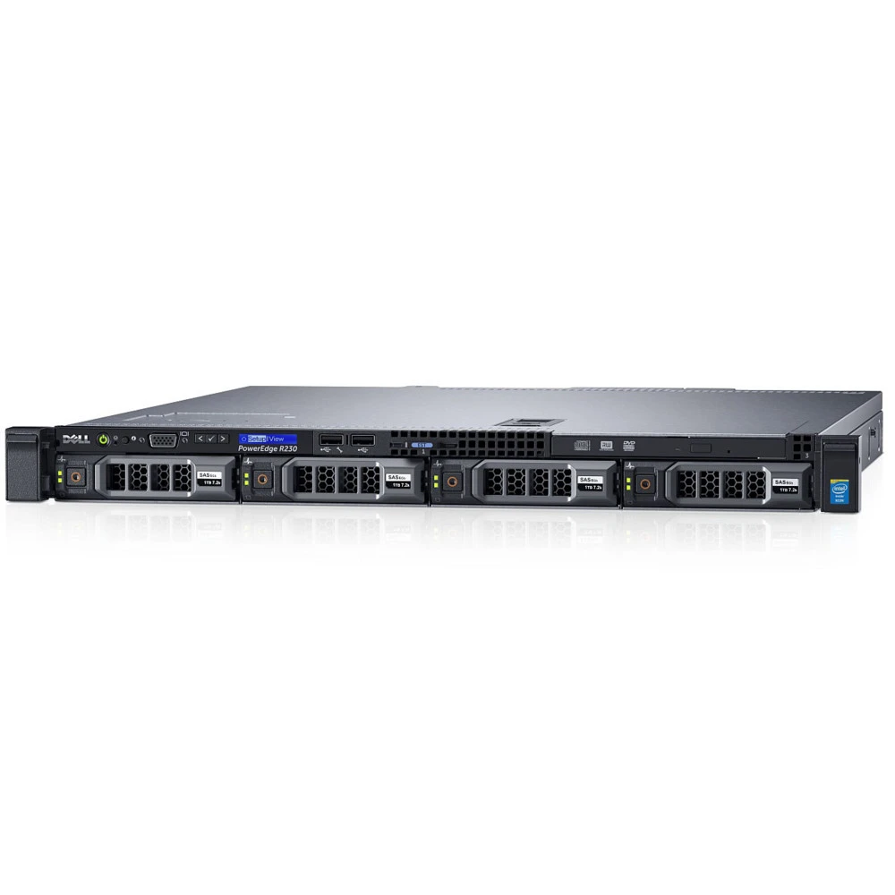 Сервер Dell PowerEdge R230 210-AFLT-012 1U Rack, Xeon E3-1280 v6, 3900 МГц, 4, 8, 4 x 8 ГБ, LFF 3.5", 1x 1 ТБ