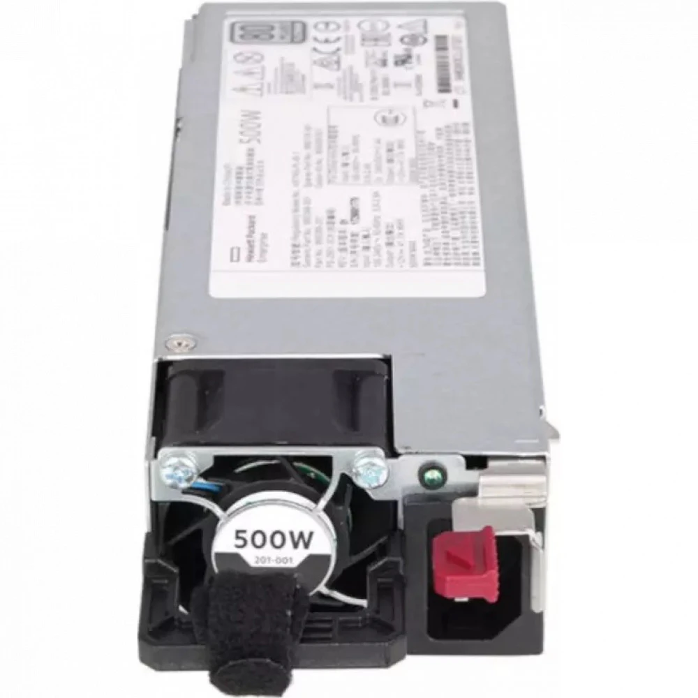 Серверный блок питания HPE 500W Flex Slot Platinum Hot Plug Low Halogen Power Supply Kit 865408-B21 1U, 500 Вт