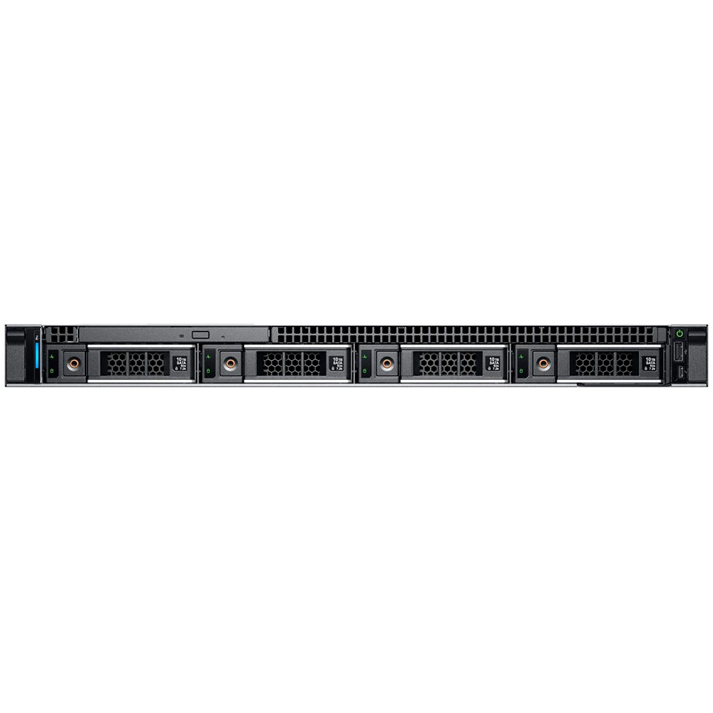 Сервер Dell PowerEdge R340 PER340CEEM01-210-AQUB-C 1U Rack, Xeon E-2224, 3400 МГц, 4, 8, 1 x 16 ГБ, LFF 3.5", 1x 1 ТБ
