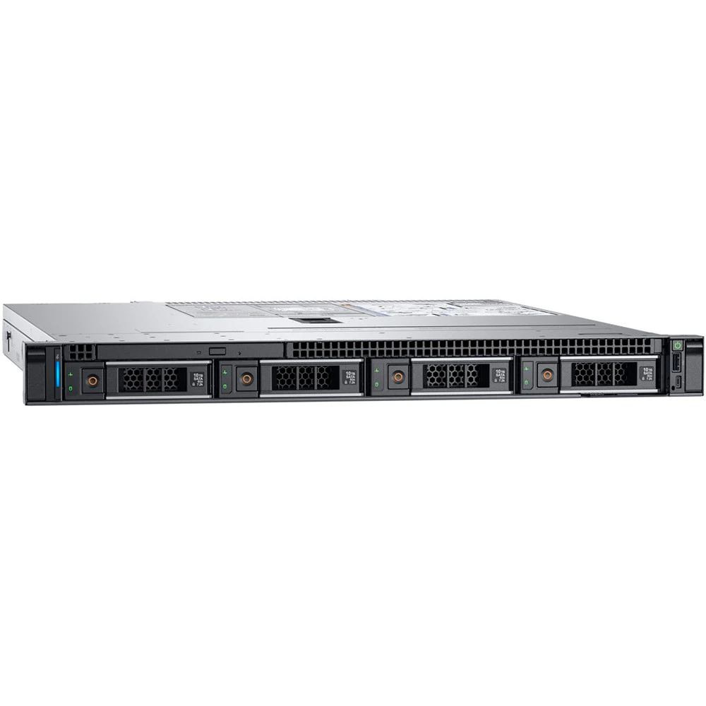 Сервер Dell PowerEdge R340 PER340CEEM01-210-AQUB-C 1U Rack, Xeon E-2224, 3400 МГц, 4, 8, 1 x 16 ГБ, LFF 3.5", 1x 1 ТБ