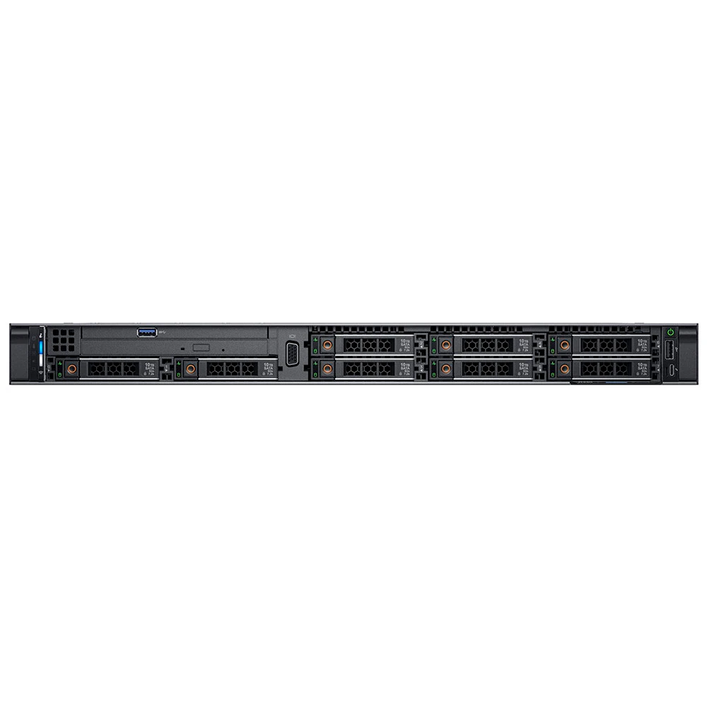 Сервер Dell PowerEdge R440 PER440CEEM05-210-ALZE-C2 1U Rack, Xeon Silver 4210, 2200 МГц, 10, 13.75, 1 x 16 ГБ, SFF 2.5", 1x 600 ГБ