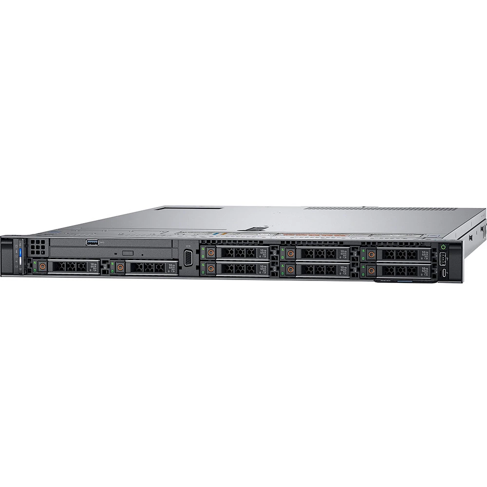 Сервер Dell PowerEdge R440 PER440CEEM05-210-ALZE-C2 1U Rack, Xeon Silver 4210, 2200 МГц, 10, 13.75, 1 x 16 ГБ, SFF 2.5", 1x 600 ГБ