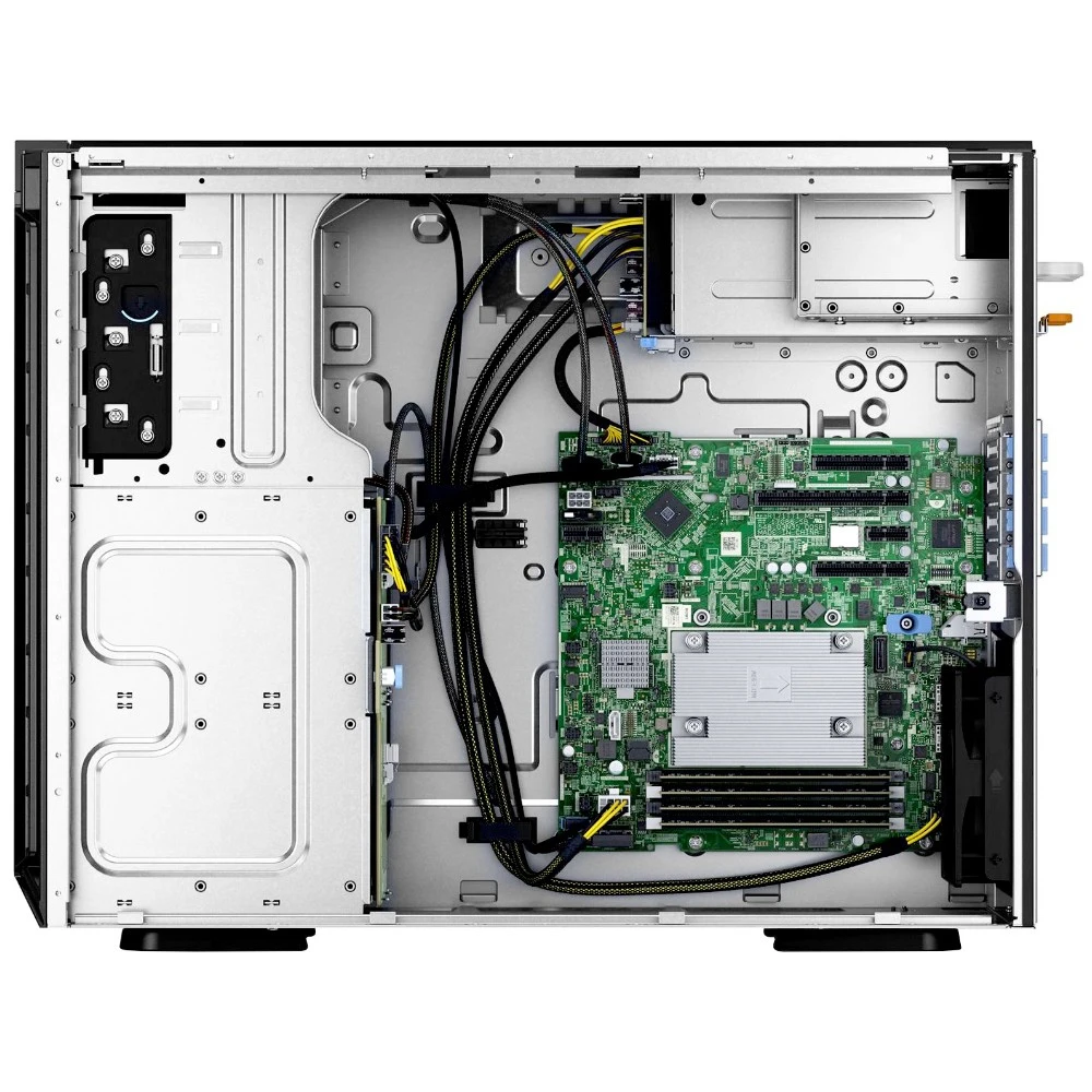 Сервер Dell PowerEdge T340 PET340RU2-02 Tower, Xeon E-2276G, 3800 МГц, 6, 12, 1 x 16 ГБ, LFF 3.5", 1x 1.2 ТБ