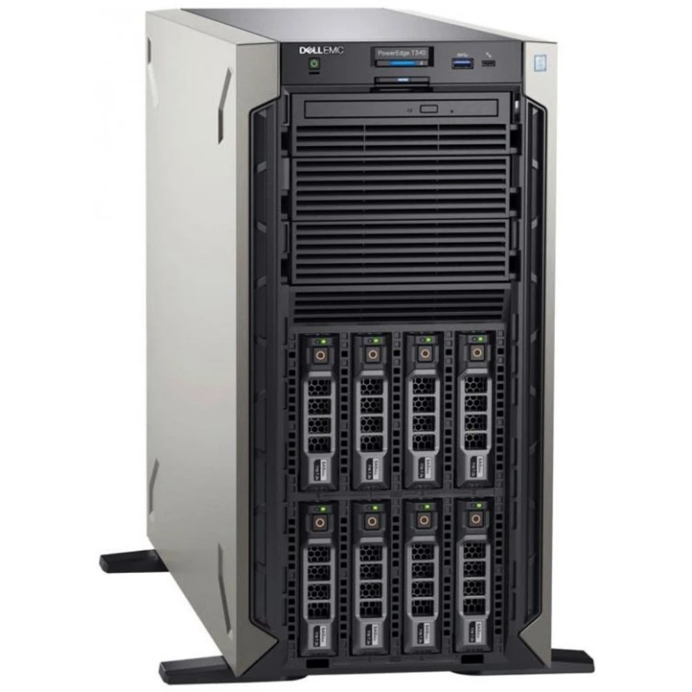 Сервер Dell PowerEdge T340 PET340RU2-02 Tower, Xeon E-2276G, 3800 МГц, 6, 12, 1 x 16 ГБ, LFF 3.5", 1x 1.2 ТБ