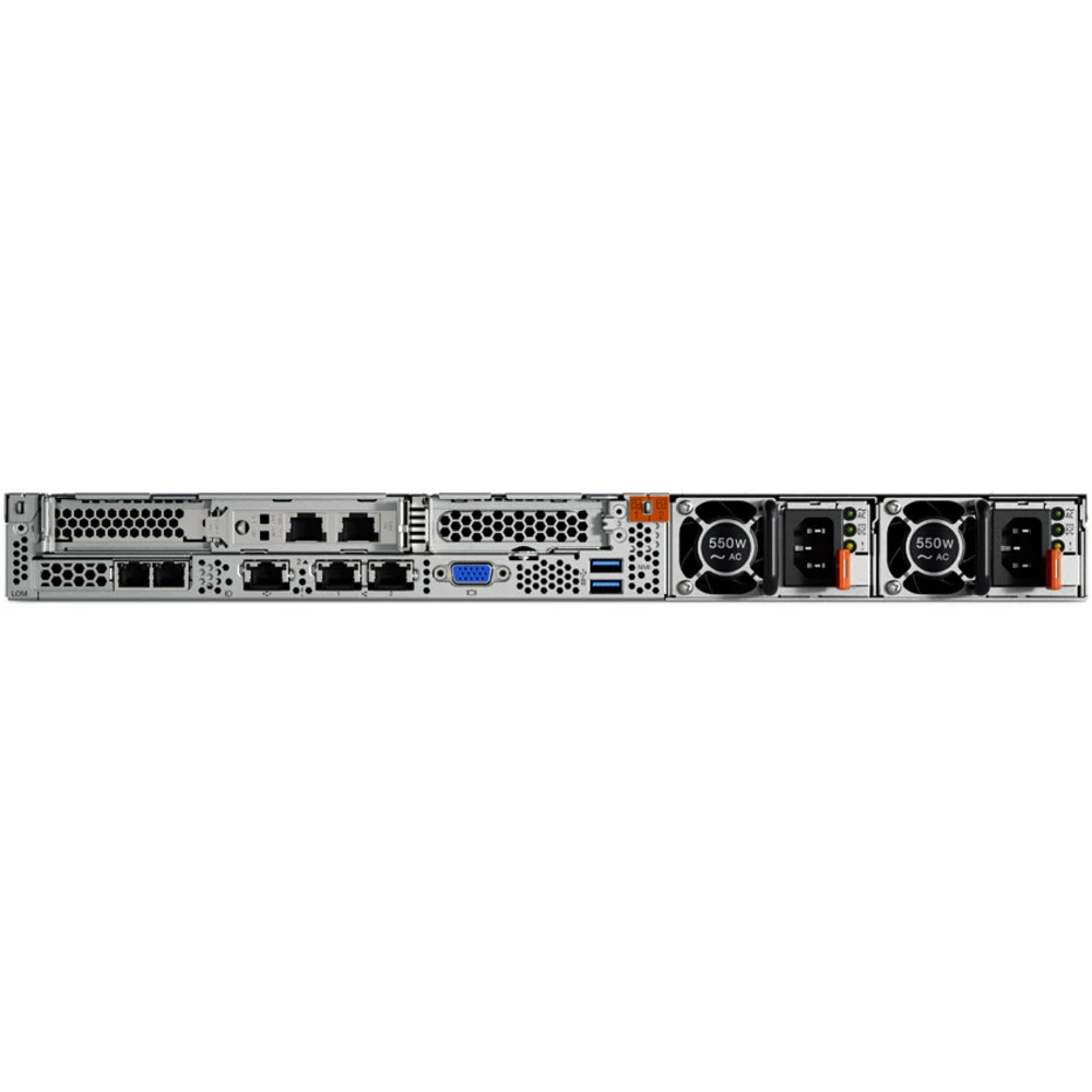 Сервер Lenovo SR530 7X08A0AEEA 1U Rack, Xeon Silver 4210R, 2400 МГц, 10, 13.75, 1 x 16 ГБ, LFF 3.5"
