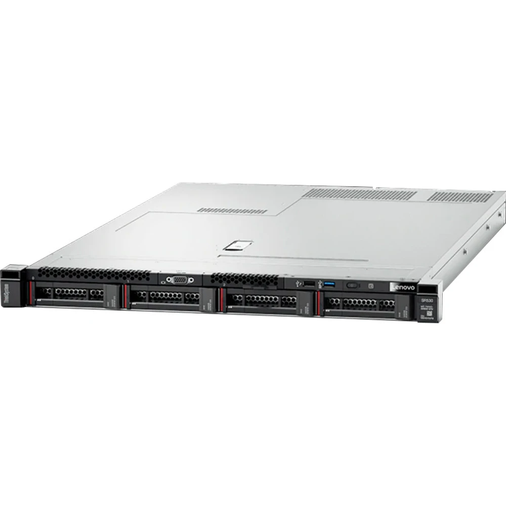 Сервер Lenovo SR530 7X08A0AEEA 1U Rack, Xeon Silver 4210R, 2400 МГц, 10, 13.75, 1 x 16 ГБ, LFF 3.5"