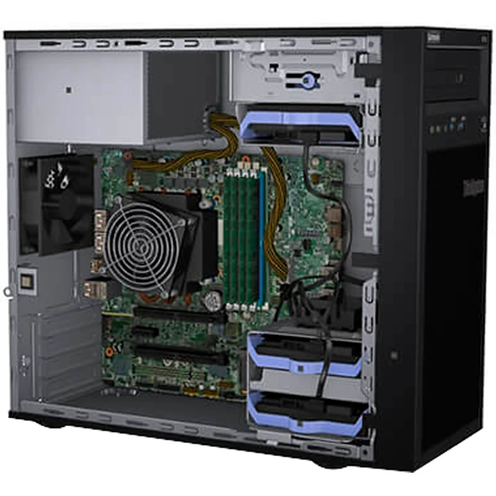Сервер Lenovo ThinkSystem ST50 7Y48A03YEA Tower, Xeon E-2226G, 3400 МГц, 6, 12, 1 x 16 ГБ, LFF 3.5", 1x 480 ГБ