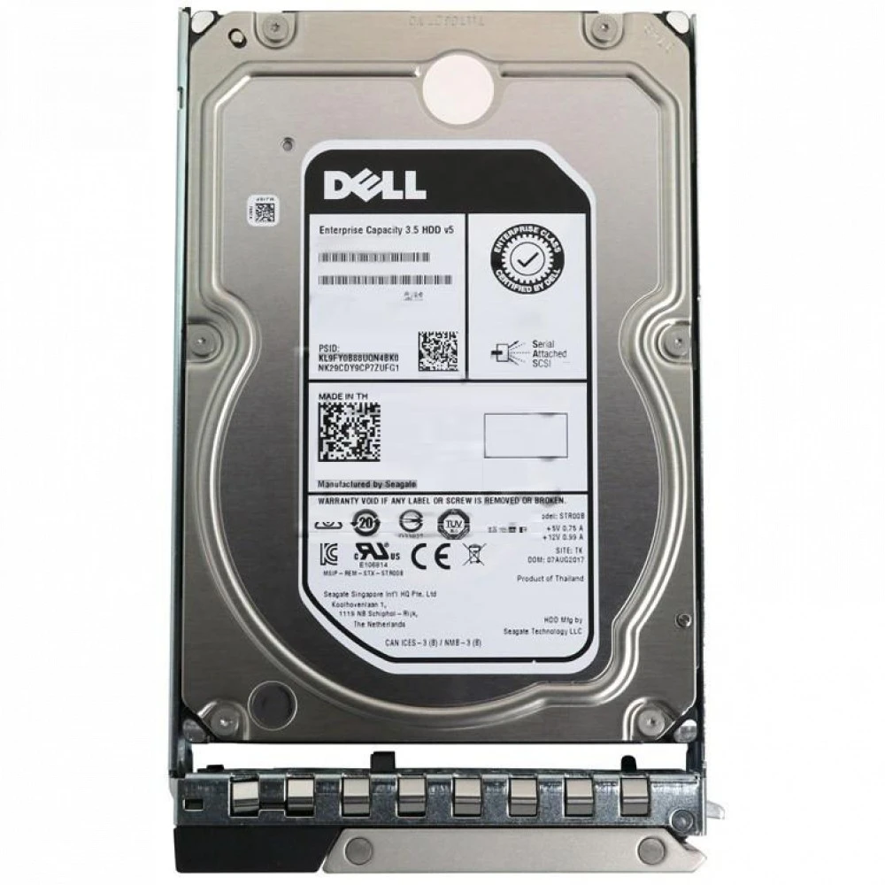 Серверный жесткий диск Dell 16 ТБ 400-BHJF HDD, 3,5 LFF, 18 ТБ, SAS