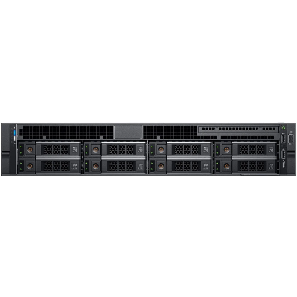 Сервер Dell PowerEdge R740 PER740RU1-18 2U Rack, Xeon Silver 4210R, 2400 МГц, 10, 13.75, 2 x 16 ГБ, LFF 3.5"