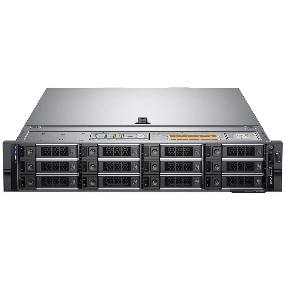 Сервер Dell PowerEdge R740XD 210-AKZR-161 2U Rack, Xeon Silver 4114, 2200 МГц, 10, 13.75, 2 x 32 ГБ, LFF 3.5"
