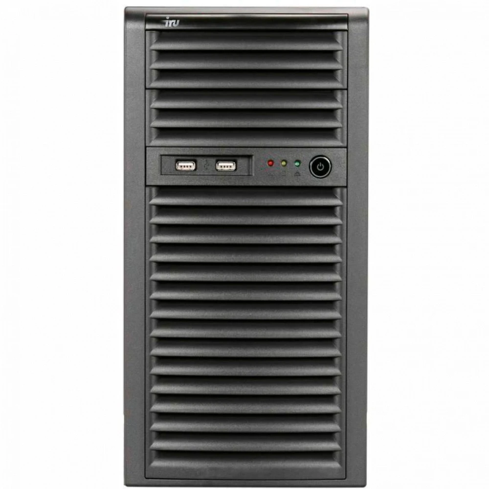 Сервер iRU Rock S9104E 1487601 Tower, Xeon E-2224, 3400 МГц, 4, 8, 1 x 8 ГБ, LFF 3.5", 2x 1 ТБ
