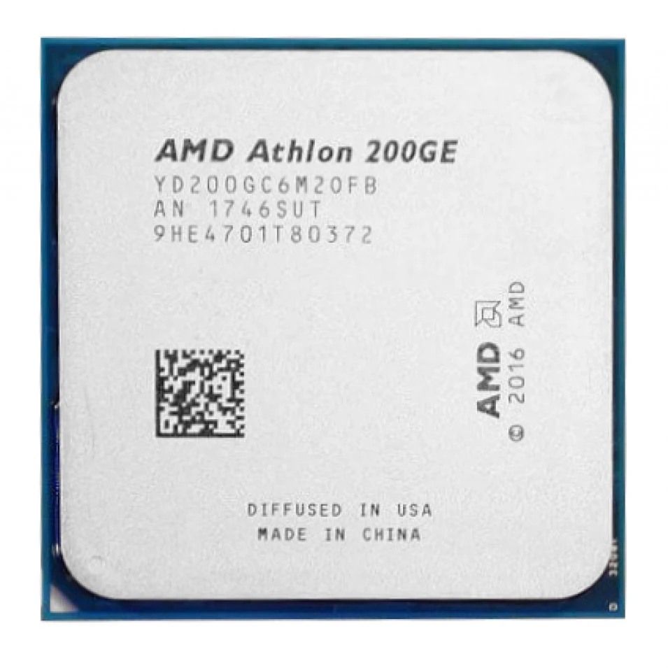 Процессор AMD Athlon 200GE Raven Ridge YD200GC6M2OFB 3.2 ГГц, 4 МБ, OEM
