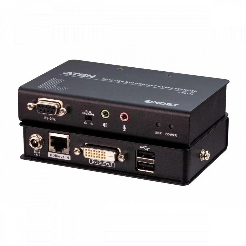 Аксессуар для ПК и Ноутбука ATEN Mini USB DVI HDBaseT™ KVM Extender CE611-AT-G