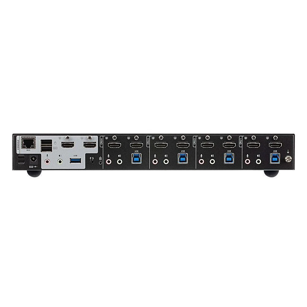 KVM-переключатель ATEN 4-Port USB3.0 4K HDMI Dual Display KVMP Switch CS1844-AT-G